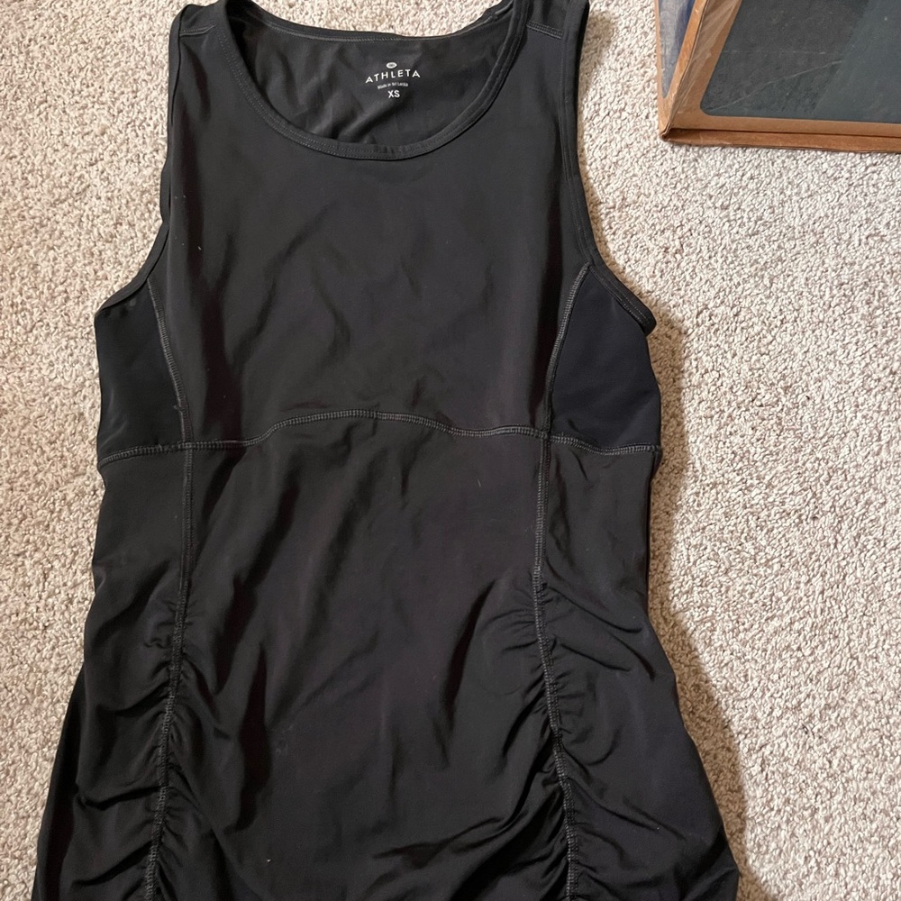 Athleta Mesh Side Tank with Grip Hem
